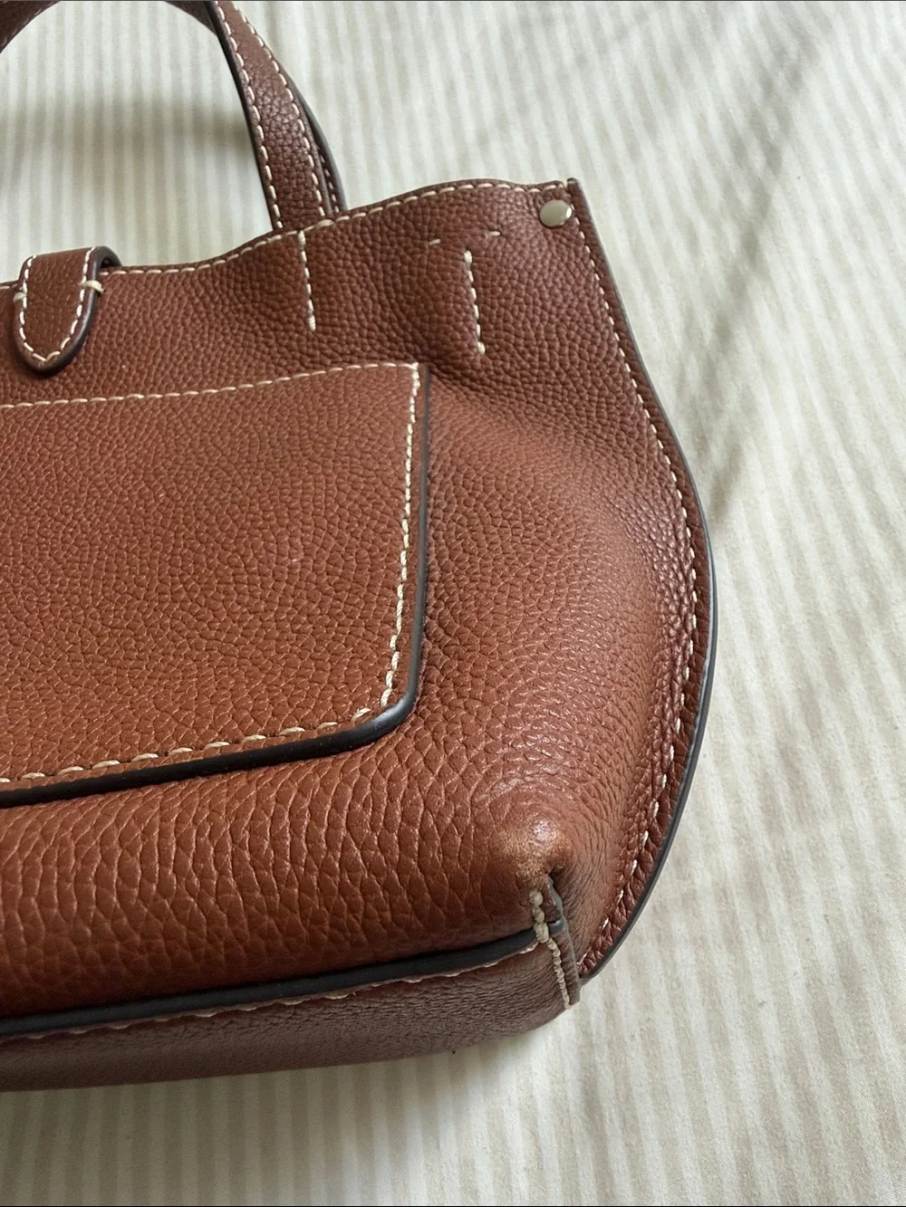 Rebecca Minkoff Megan Mini Top-Handle Satchel with Silver Hardware